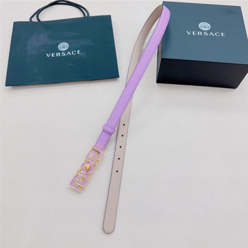 High Quality Luxury Versace Reversible Original Calfskin Nubuck Bottom Belt – Style 68358 product detail