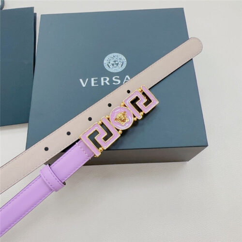 High Quality Luxury Versace Reversible Original Calfskin Nubuck Bottom Belt – Style 68358 product detail