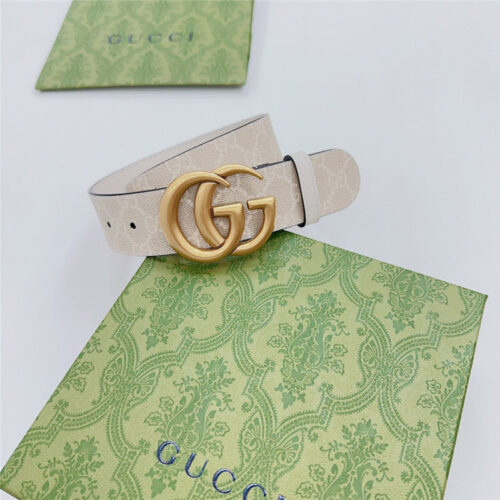 High Quality Luxury Gucci New Double-Sided Original Calfskin Belt – Style 44326 product detail