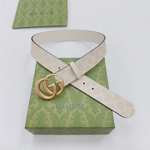 High Quality Luxury Gucci New Double-Sided Original Calfskin Belt – Style 44326 alternate view