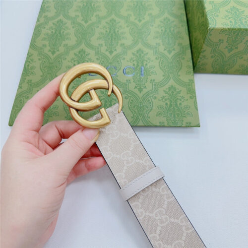 High Quality Luxury Gucci New Double-Sided Original Calfskin Belt – Style 44326 product detail