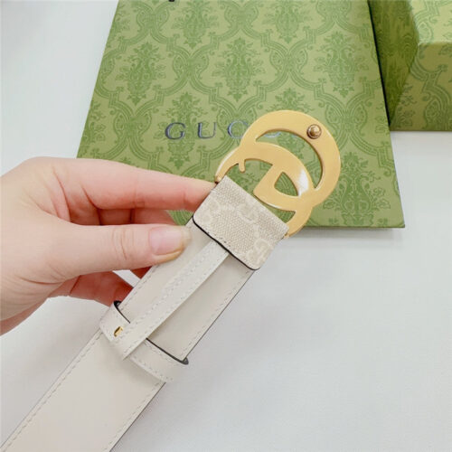 High Quality Luxury Gucci New Double-Sided Original Calfskin Belt – Style 44326 product detail
