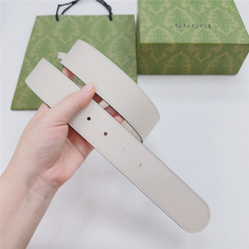 High Quality Luxury Gucci New Double-Sided Original Calfskin Belt – Style 44326 product detail