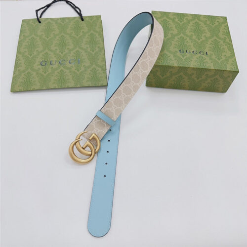 High Quality Luxury Gucci New Double-Sided Original Calfskin Belt – Style 78790 product detail