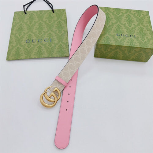 High Quality Luxury Gucci New Double-Sided Original Calfskin Belt – Style 09862 product detail