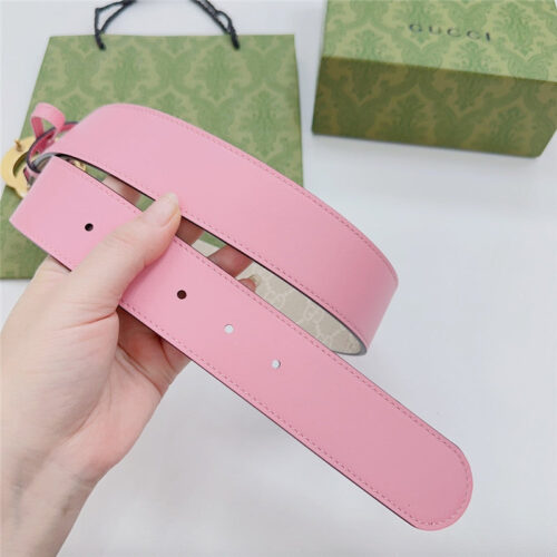 High Quality Luxury Gucci New Double-Sided Original Calfskin Belt – Style 09862 product detail