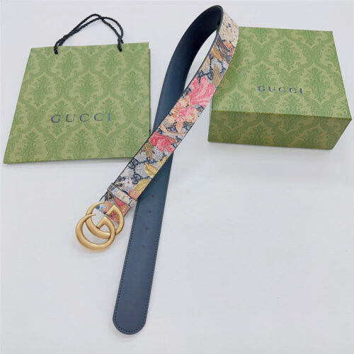 High Quality Luxury Gucci New Double-Sided Original Calfskin Belt – Style 42630 product detail