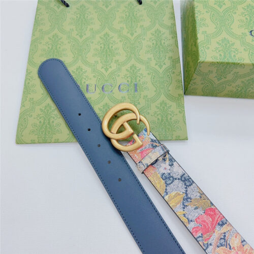 High Quality Luxury Gucci New Double-Sided Original Calfskin Belt – Style 42630 product detail