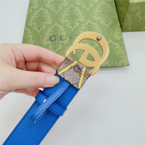 High Quality Luxury Gucci New Double-Sided Original Calfskin Belt – Style 06470 product detail
