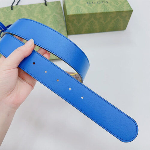 High Quality Luxury Gucci New Double-Sided Original Calfskin Belt – Style 06470 product detail