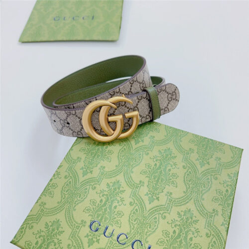 High Quality Luxury Gucci New Double-Sided Original Calfskin Belt – Style 72006 product detail