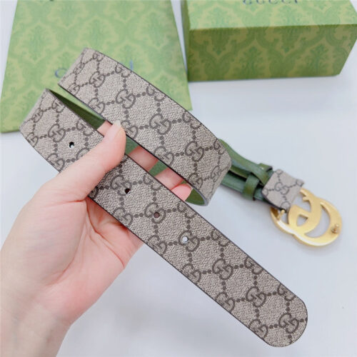 High Quality Luxury Gucci New Double-Sided Original Calfskin Belt – Style 72006 product detail
