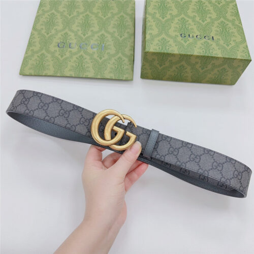 High Quality Luxury Gucci New Double-Sided Original Calfskin Belt – Style 99686