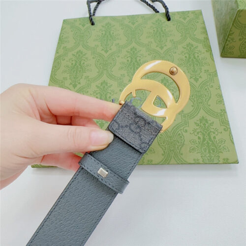 High Quality Luxury Gucci New Double-Sided Original Calfskin Belt – Style 99686 product detail