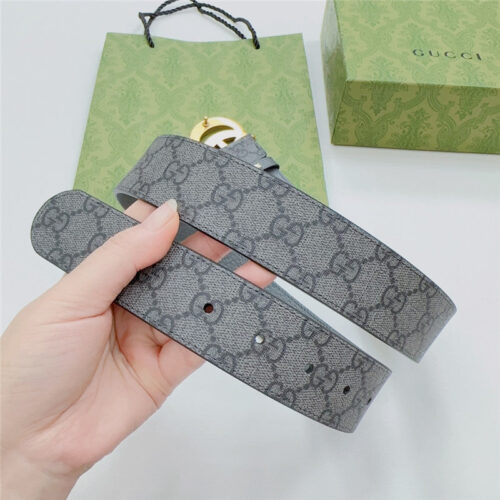 High Quality Luxury Gucci New Double-Sided Original Calfskin Belt – Style 99686 product detail