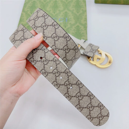 High Quality Luxury Gucci New Double-Sided Original Calfskin Belt product detail