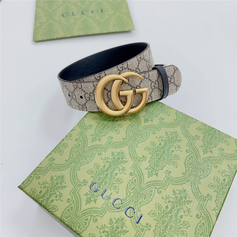High Quality Luxury Gucci New Double-Sided Original Calfskin Belt – Style 63526 product detail
