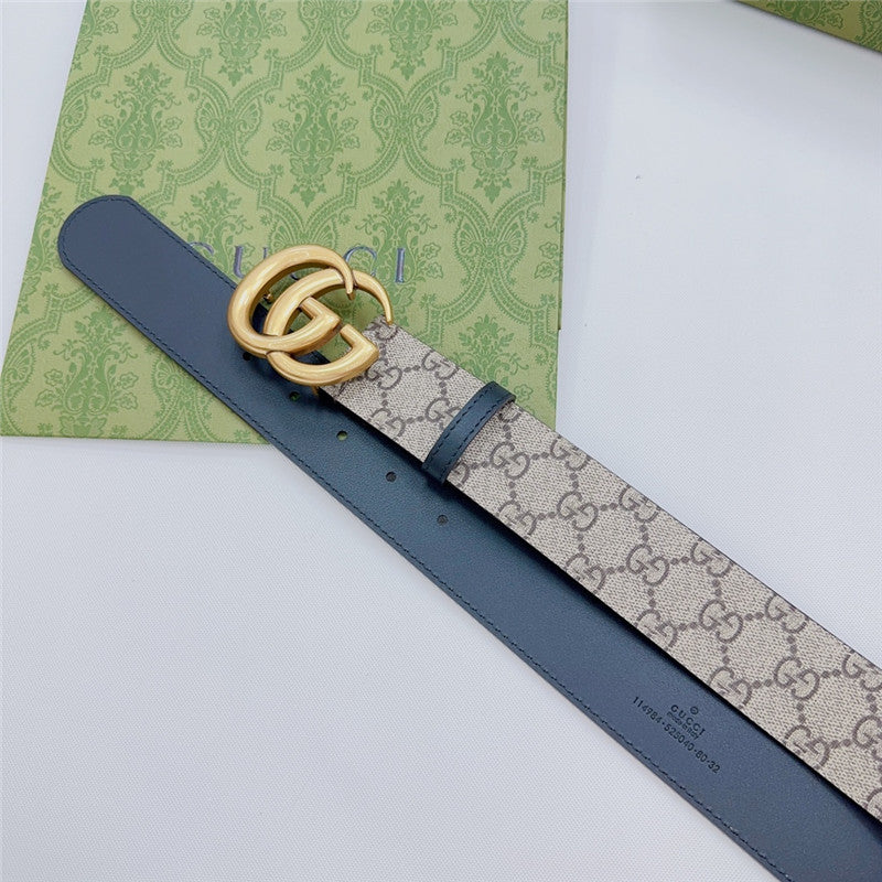 High Quality Luxury Gucci New Double-Sided Original Calfskin Belt – Style 63526 product detail