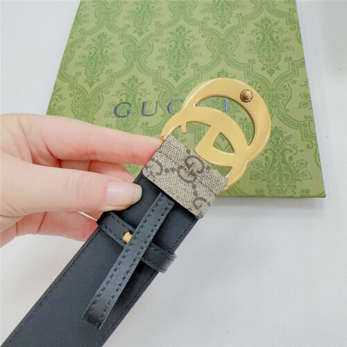 High Quality Luxury Gucci New Double-Sided Original Calfskin Belt – Style 63526 product detail