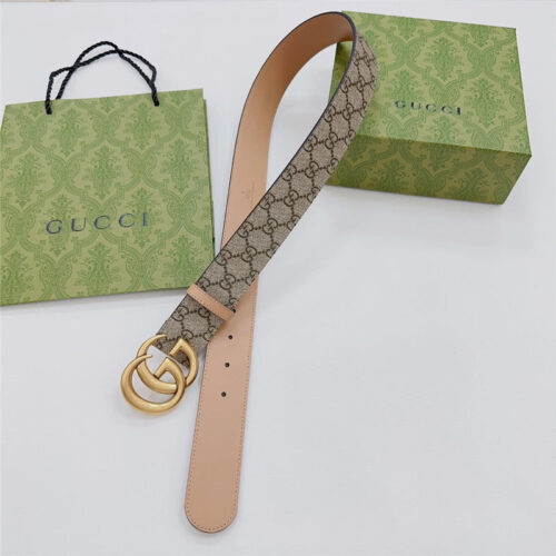 High Quality Luxury Gucci New Double-Sided Original Calfskin Belt – Style 60134 product detail