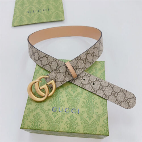 High Quality Luxury Gucci New Double-Sided Original Calfskin Belt – Style 60134 alternate view