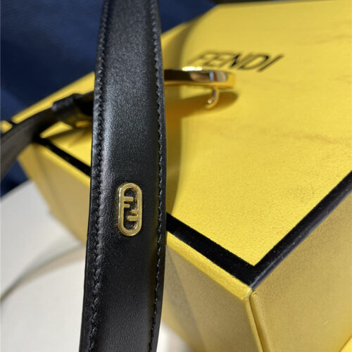 High Quality Luxury Fendi Narrow Belt With Loops – Style 72070 product detail