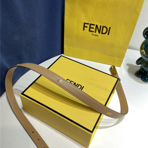 High Quality Luxury Fendi Narrow Belt With Loops – Style 37606 product detail