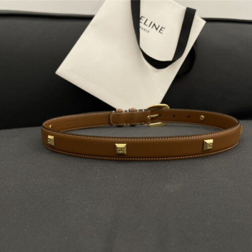 High Quality Luxury Celine Pure Copper Hardware All-Match Series Belt – Style 88678 alternate view
