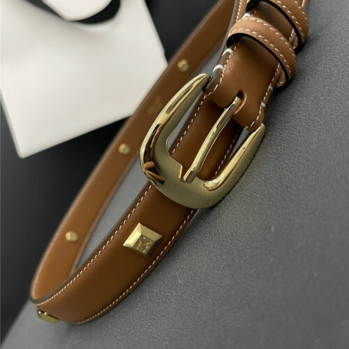 High Quality Luxury Celine Pure Copper Hardware All-Match Series Belt – Style 88678 product detail