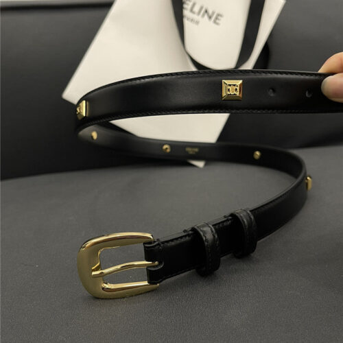 High Quality Luxury Celine Pure Copper Hardware All-Match Series Belt – Style 54214 product detail
