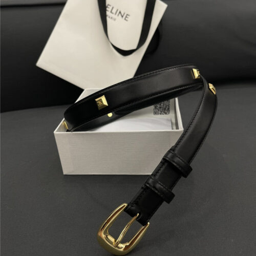 High Quality Luxury Celine Pure Copper Hardware All-Match Series Belt – Style 54214 product detail