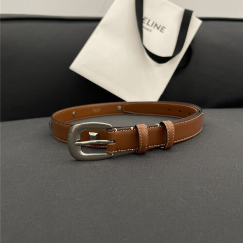 High Quality Luxury Celine Pure Copper Hardware All-Match Series Belt – Style 19750