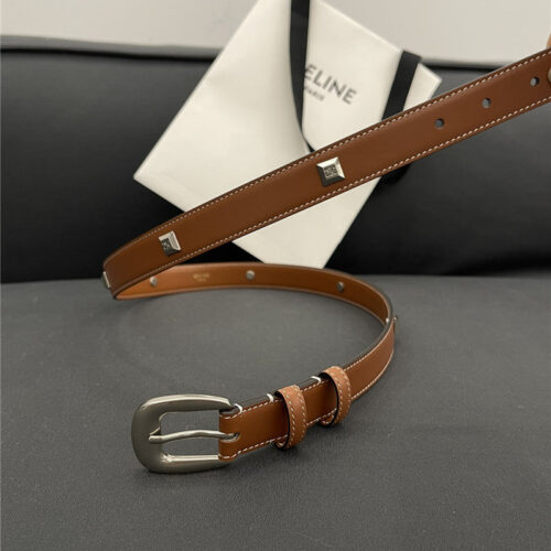 High Quality Luxury Celine Pure Copper Hardware All-Match Series Belt – Style 19750 product detail