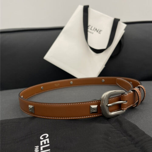 High Quality Luxury Celine Pure Copper Hardware All-Match Series Belt – Style 19750 product detail