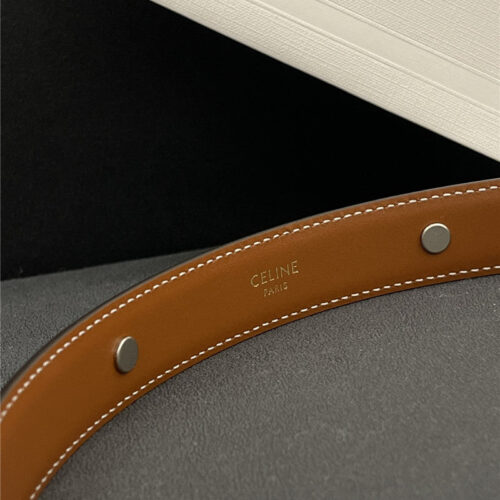 High Quality Luxury Celine Pure Copper Hardware All-Match Series Belt – Style 19750 product detail