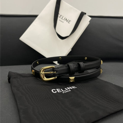 High Quality Luxury Celine Pure Copper Hardware All-Match Series Belt – Style 85286