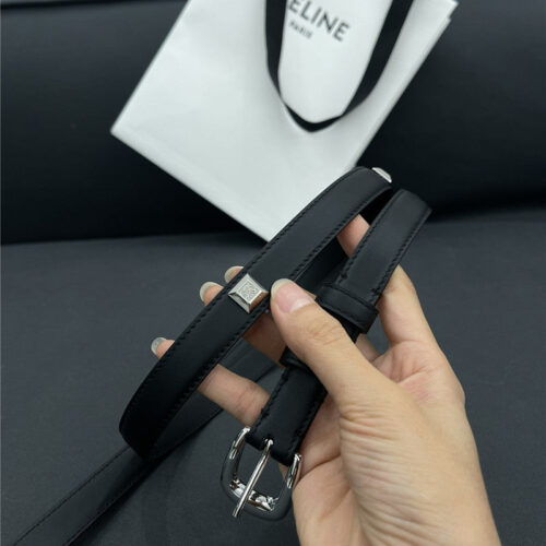 High Quality Luxury Celine Pure Copper Hardware All-Match Series Belt – Style 50822 alternate view