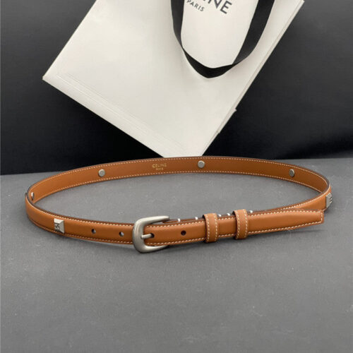 High Quality Luxury Celine Pure Copper Hardware All-Match Series Belt – Style 16358