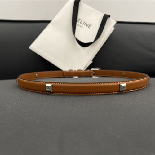 High Quality Luxury Celine Pure Copper Hardware All-Match Series Belt – Style 16358 product detail