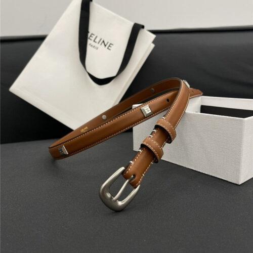 High Quality Luxury Celine Pure Copper Hardware All-Match Series Belt – Style 16358 product detail