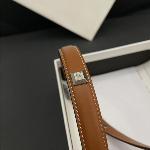 High Quality Luxury Celine Pure Copper Hardware All-Match Series Belt – Style 16358 product detail