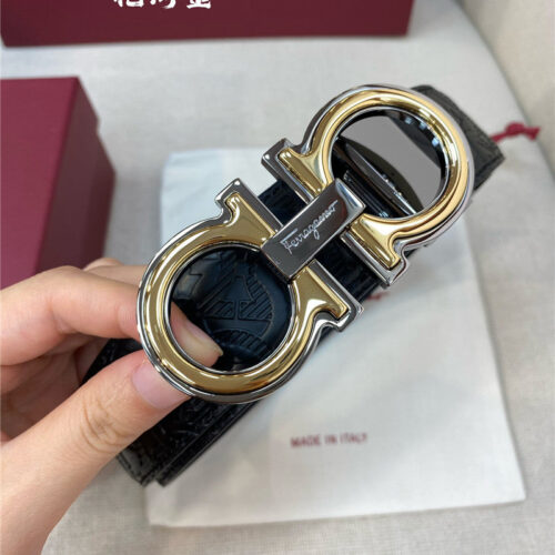 High Quality Luxury Salvatore Ferragamo New Belt – Style 45222 alternate view