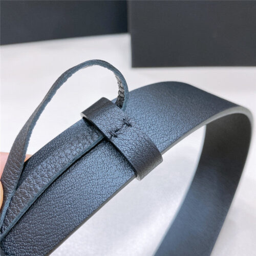 High Quality Luxury Chanel Black And White Enamel Double C Logo Belt – Style 46278 product detail