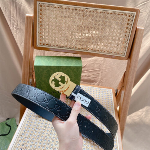 High Quality Luxury Gucci Classic Belt – Style 53958 alternate view