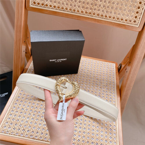 High Quality Luxury YSL Classic Belt – Style 62118