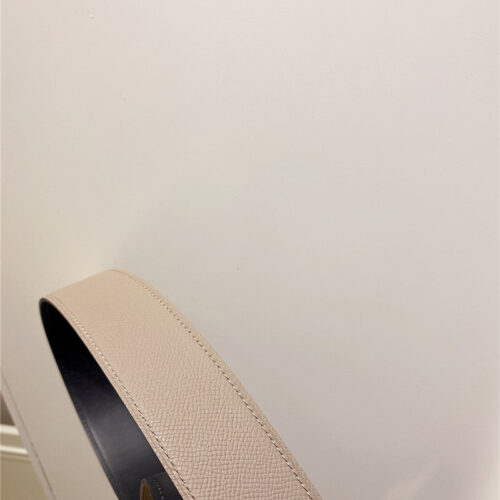 High Quality Luxury Hermes Palladium-Plated Metal Buckle Belt product detail