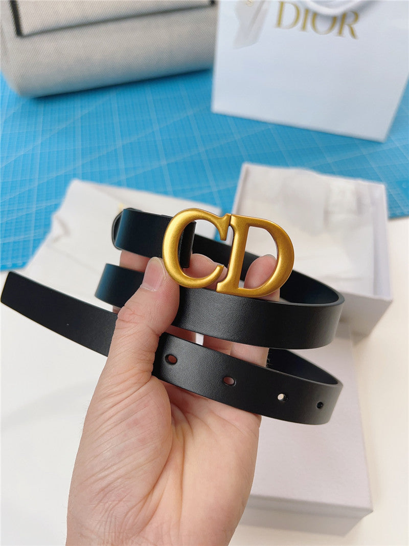 High Quality Luxury Dior Width 2.0Cm Black Calfskin Belt product detail