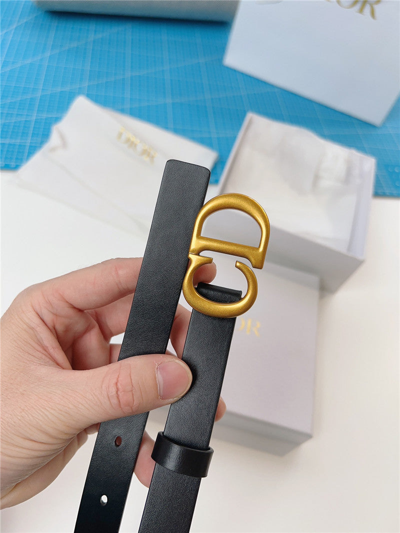 High Quality Luxury Dior Width 2.0Cm Black Calfskin Belt product detail