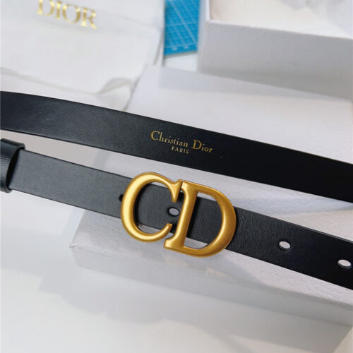 High Quality Luxury Dior Width 2.0Cm Black Calfskin Belt product detail