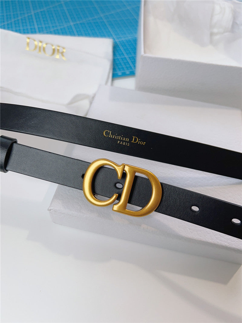 High Quality Luxury Dior Width 2.0Cm Black Calfskin Belt product detail